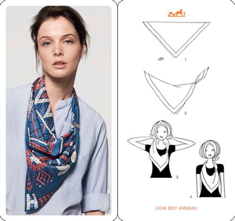 hermes scarf folding